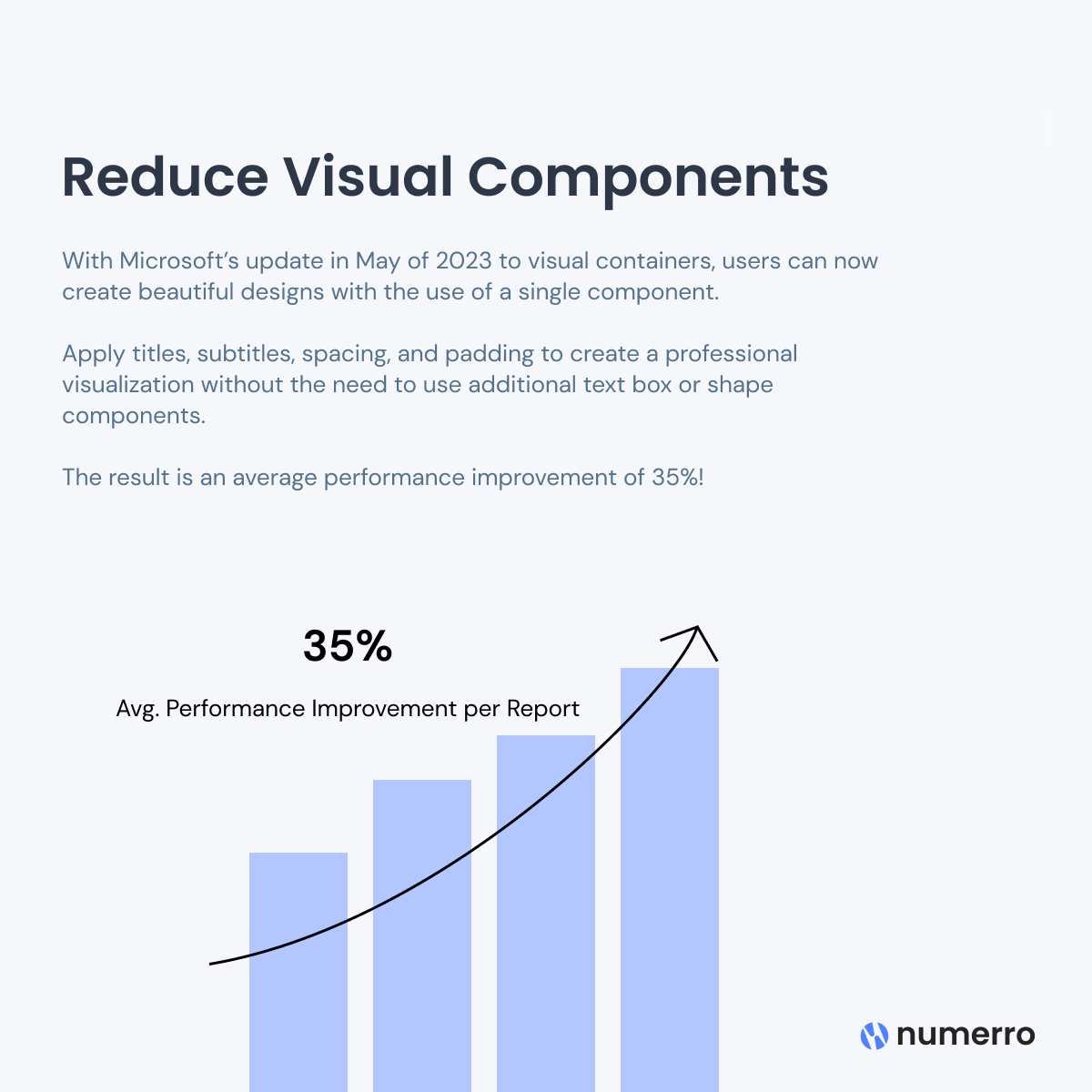 Using Visual Containers in Power BI to Improve Performance by 35